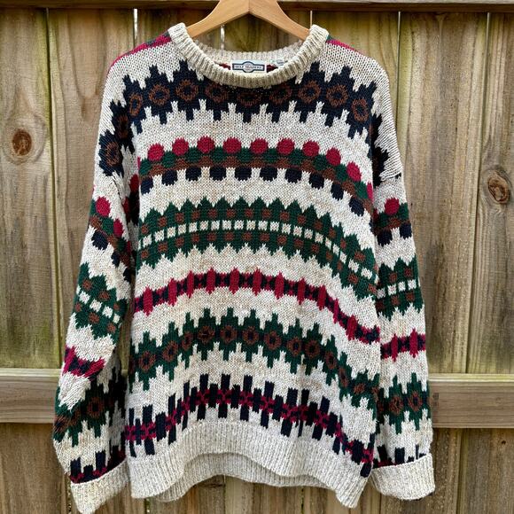 Vintage Gulf Traders Winter Sweater (L, shown on a size 6) - Picture 1 of 9